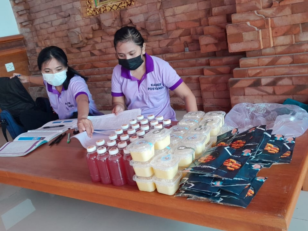 Desa Dalung Rutin Gelar kegiatan Posyandu Balita di Banjar Pendem